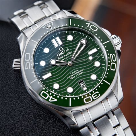 omega watch green|omega seamaster green 2022.